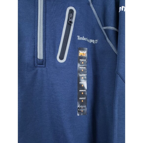 Timberland Pro Athletic Fit Pullover Men's Size Small Blue - Picture 7 of 10